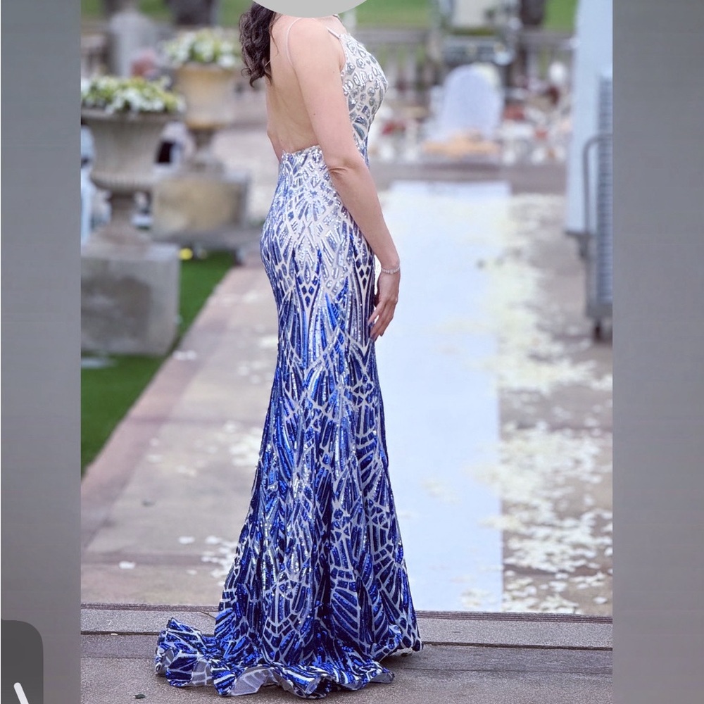 Home coming/ prom/ evening dress Jovani dress cobalt size 0